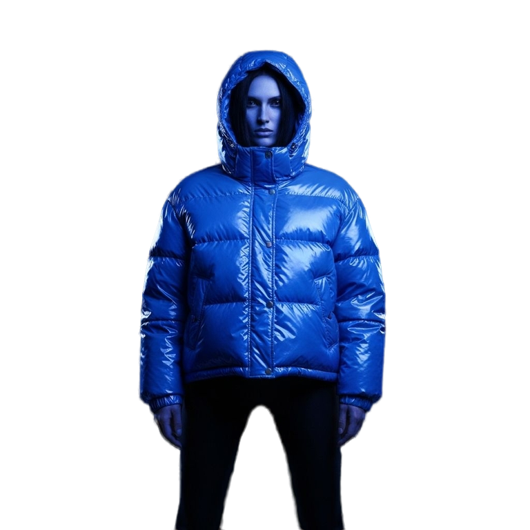 Edita Topalli fashion design - model in blue haute couture